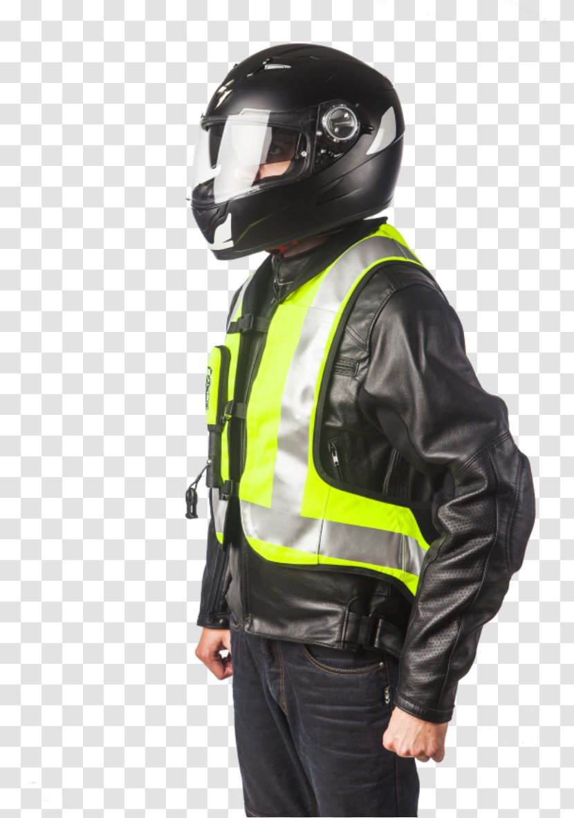 Car Motorcycle Helmets Air Bag Vest Airbag - Helmet Transparent PNG