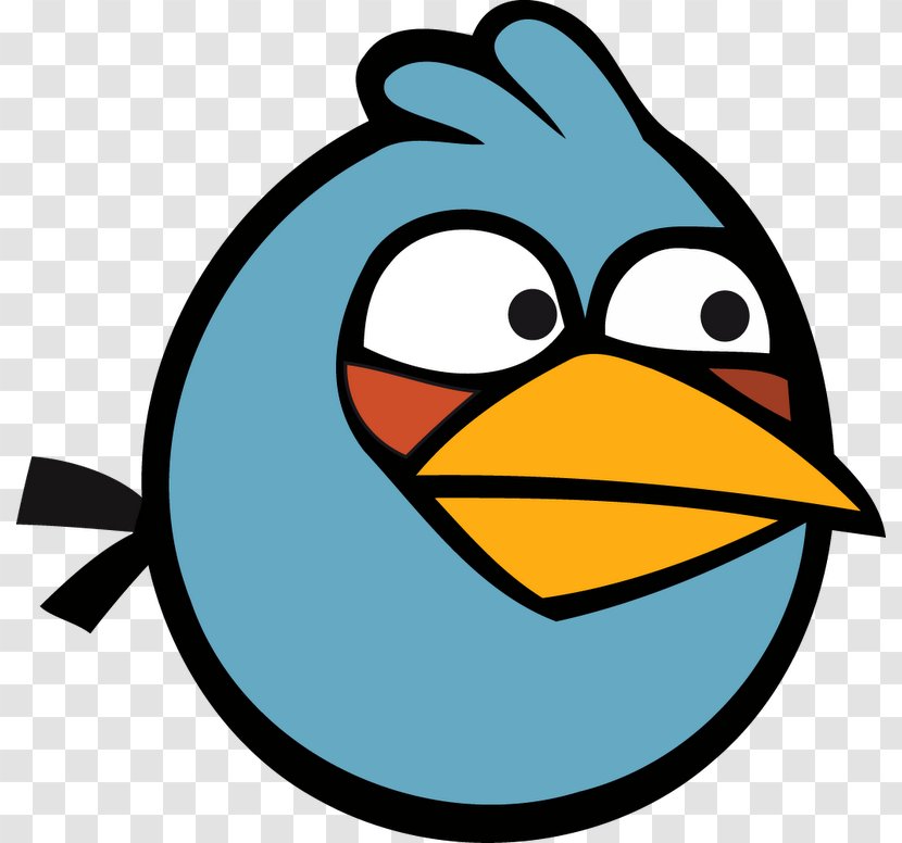Angry Birds Go! Stella Clip Art - Blues - Bird Transparent PNG