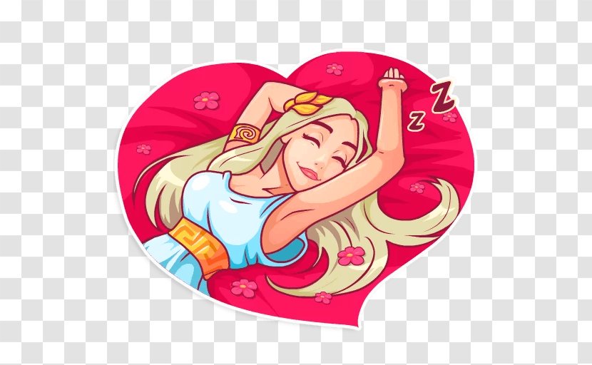 Sticker Aphrodite Telegram Character VKontakte - Mythology Transparent PNG