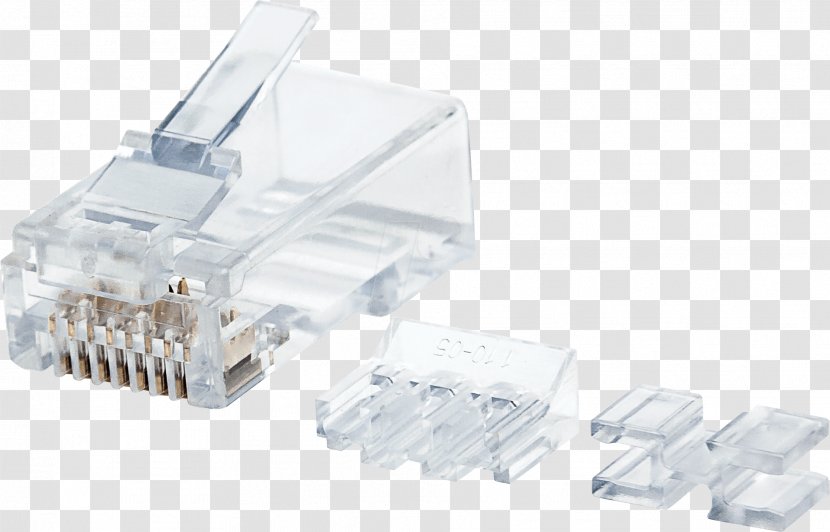 Network Cables Electrical Connector Registered Jack Twisted Pair RJ-45 - Cable - Electronics Accessory Transparent PNG