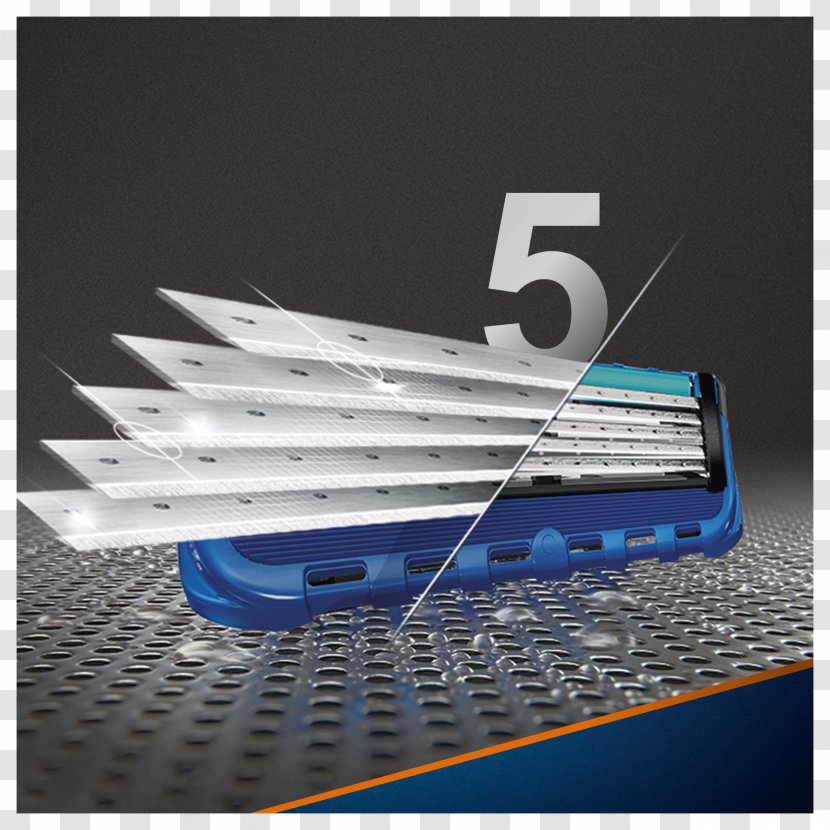 Razor Gillette Mach3 Shaving Blade Transparent PNG