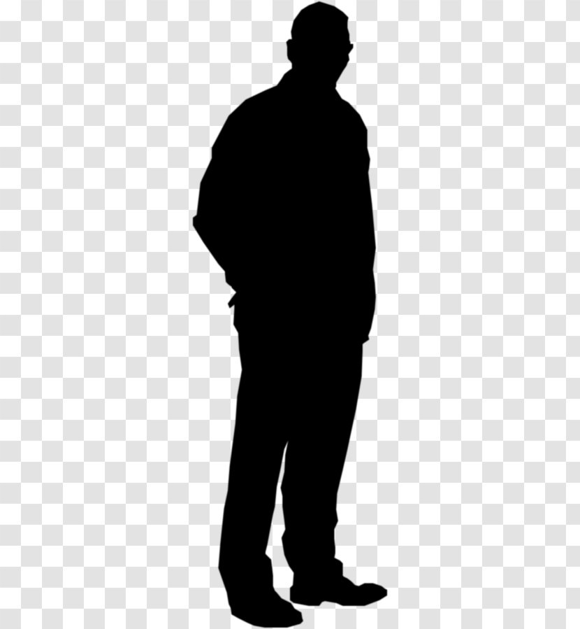 Silhouette Person Man Clip Art - Joint - Standing Transparent PNG