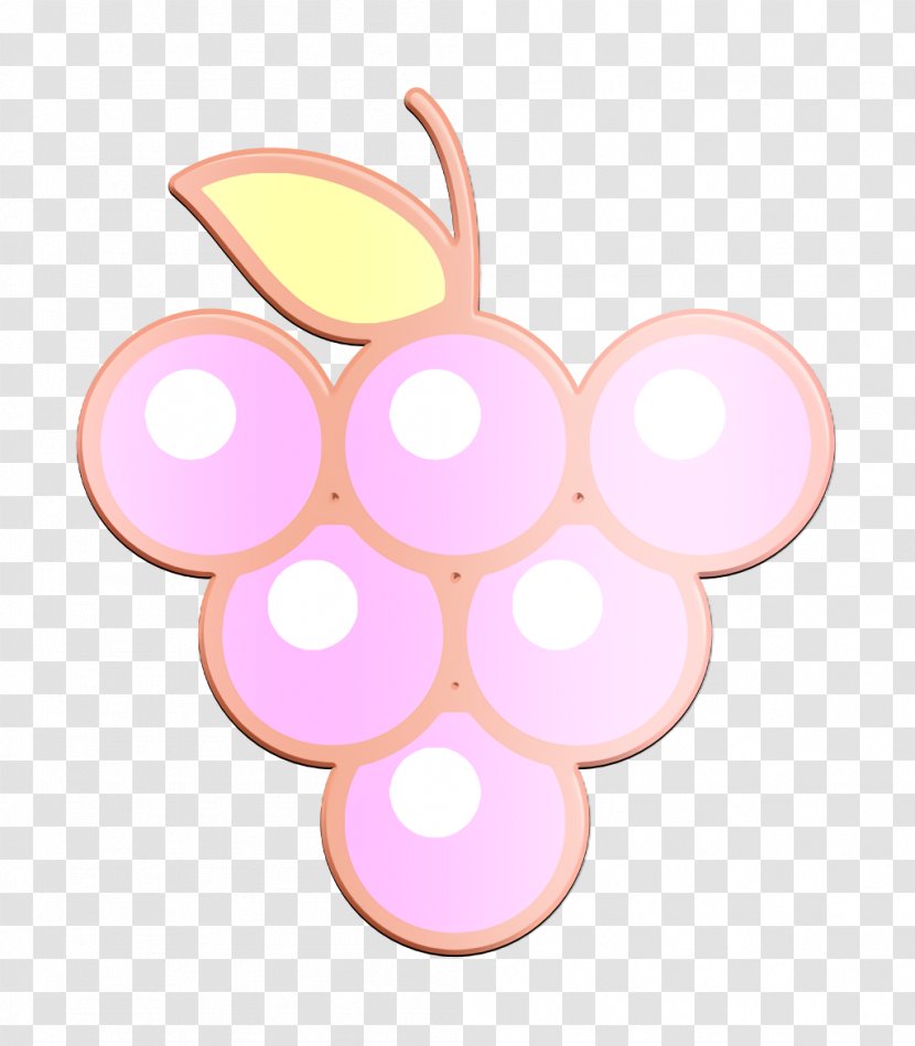 Fruit Icon Grap - Pink - Ceiling Light Fixture Transparent PNG