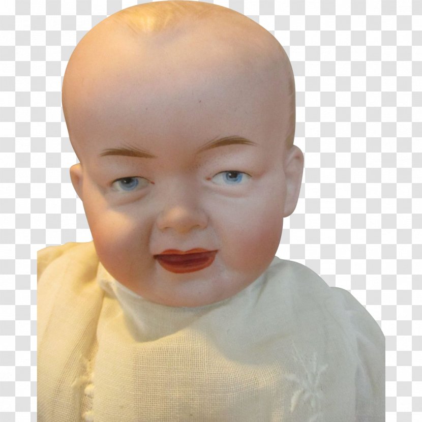 Doll Infant Child Face - Head Transparent PNG