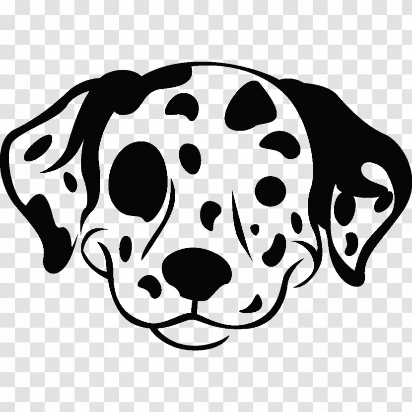 Dalmatian Dog Puppy Dachshund Pet Sitting Take Your To Work Day - Black And White Transparent PNG