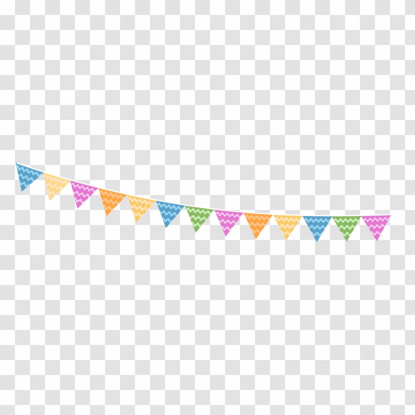Party Birthday Computer File - Cartoon Flag Vector Transparent PNG