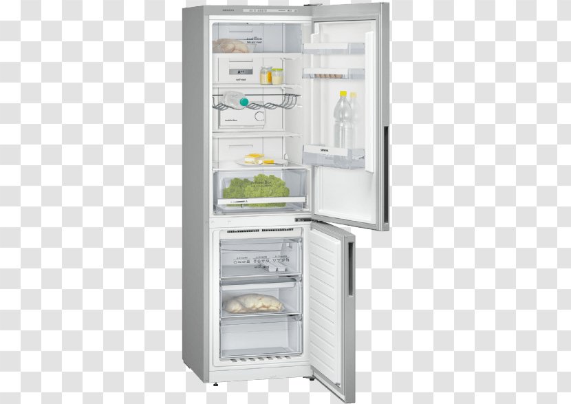 Refrigerator Auto-defrost Siemens IQ300 KG39NXI4A Freezers - Stainless Steel Transparent PNG