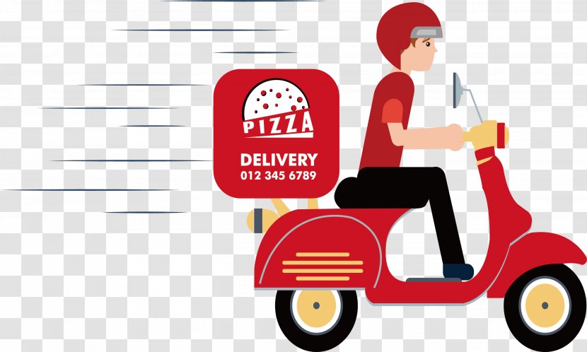 Take-out Pizza - Motor Vehicle - Shop Delivery Transparent PNG