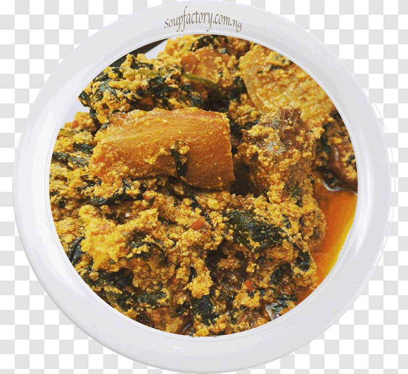 Undhiyu Nigerian Cuisine Eba Efo Riro Egusi - Soup - Kitchen Transparent PNG