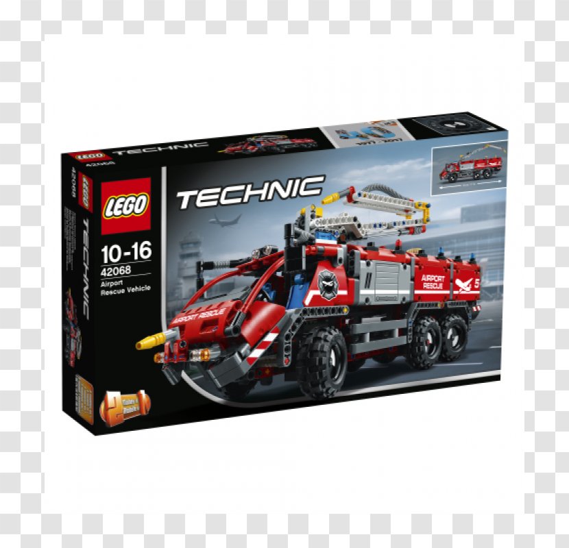 Lego Technic Toy LEGO 42068 Airport Rescue Vehicle Certified Store (Bricks World) - Ngee Ann CityToy Transparent PNG