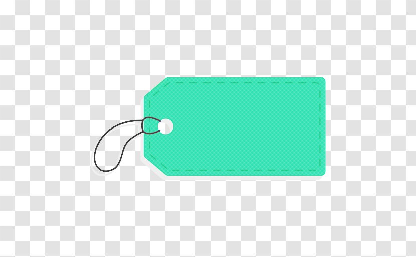 Green Turquoise Aqua Teal Rectangle - Label Transparent PNG