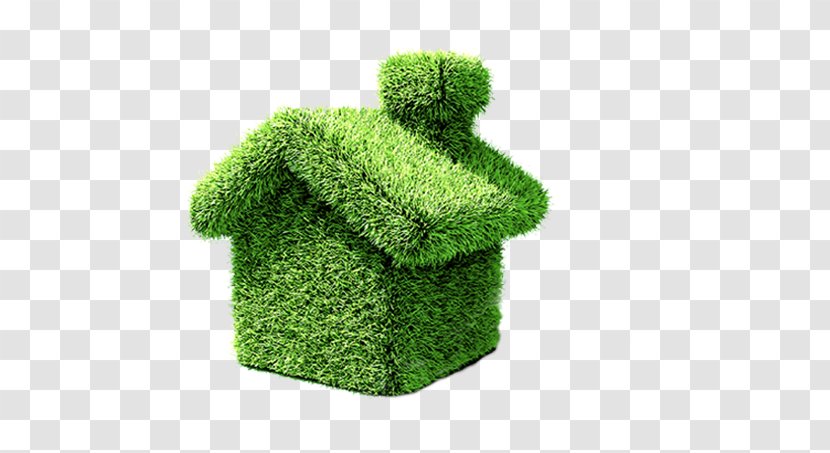 House Environmentally Friendly Green Home Building Natural Environment - On The Grass Transparent PNG