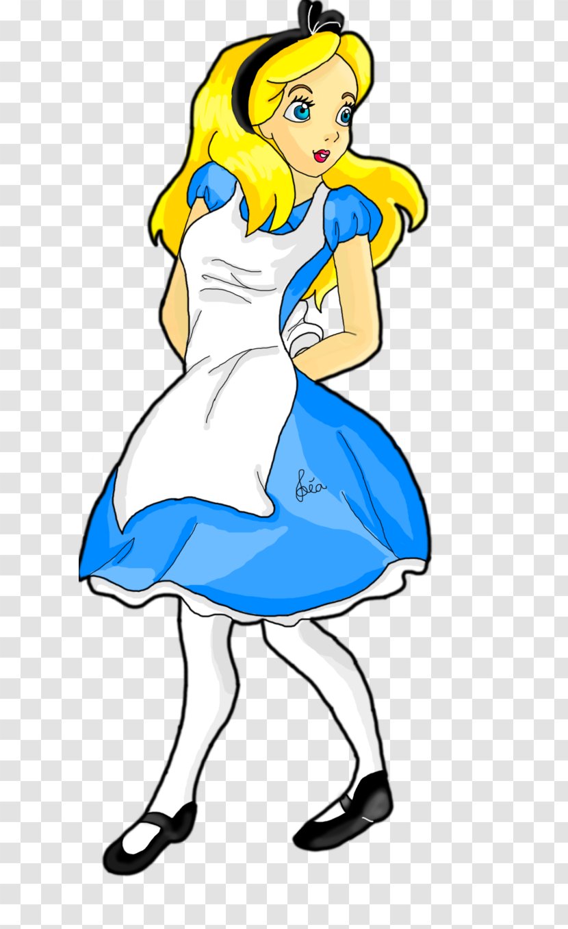 Dress Alice's Adventures In Wonderland Costume Clothing Character - Silhouette Transparent PNG