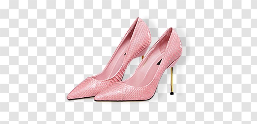 Shoe High-heeled Footwear Designer - Peach - Women's Shoes Transparent PNG