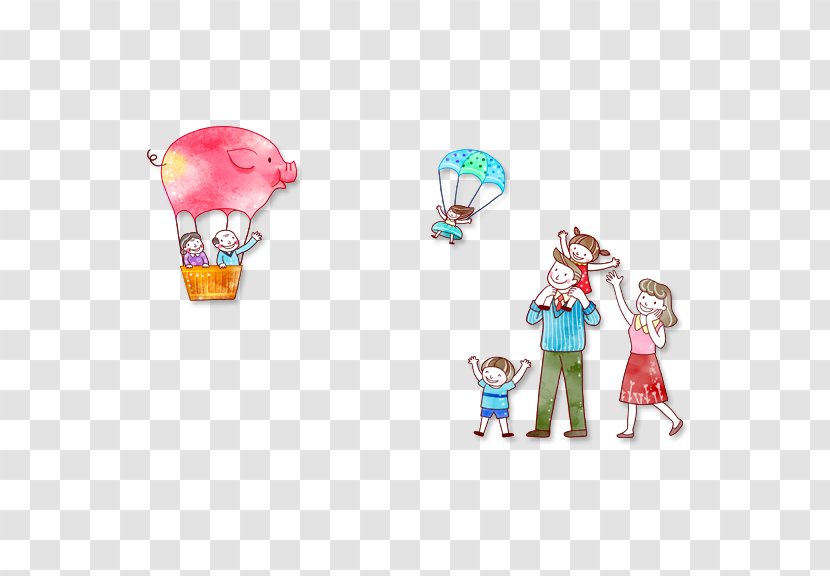 Childrens Day Poster - Balloon - Family Transparent PNG