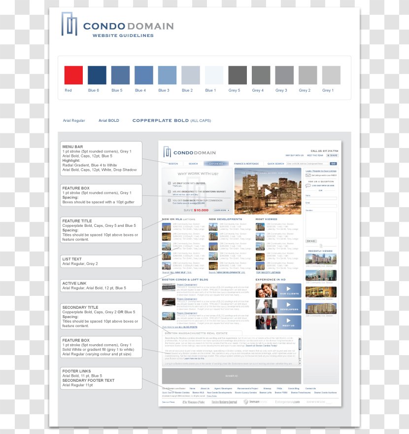 Web Page Multimedia Font Screenshot Text Messaging - Real Estate Design Transparent PNG