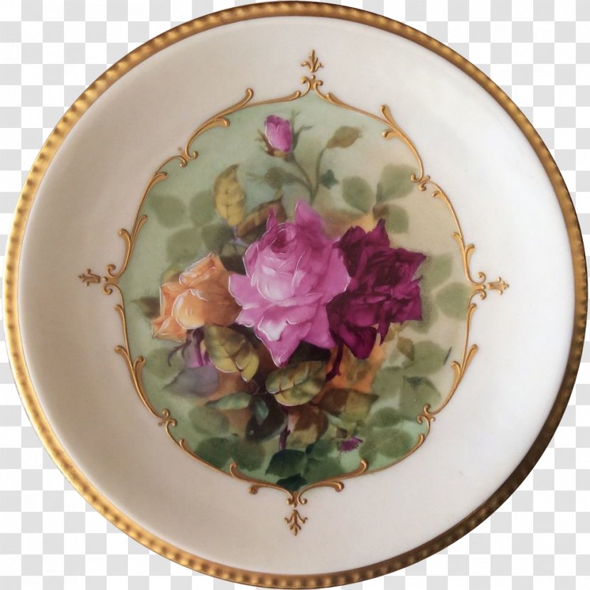 Tableware Platter Plate Porcelain Purple - Lilac - Hand Painted Transparent PNG
