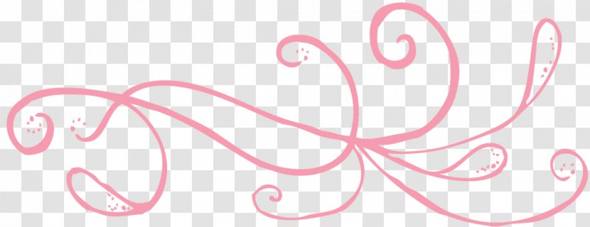 Clip Art - Flower - Pink Line Transparent PNG