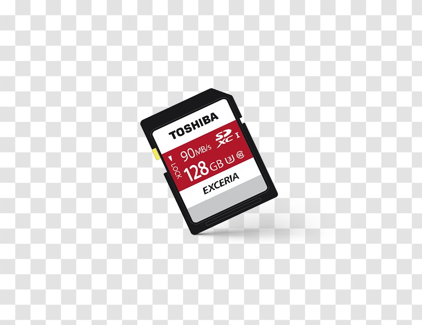 Secure Digital SDXC Toshiba Flash Memory Exceria Pro SD Card Multicolour 128 GB - Professional Transparent PNG
