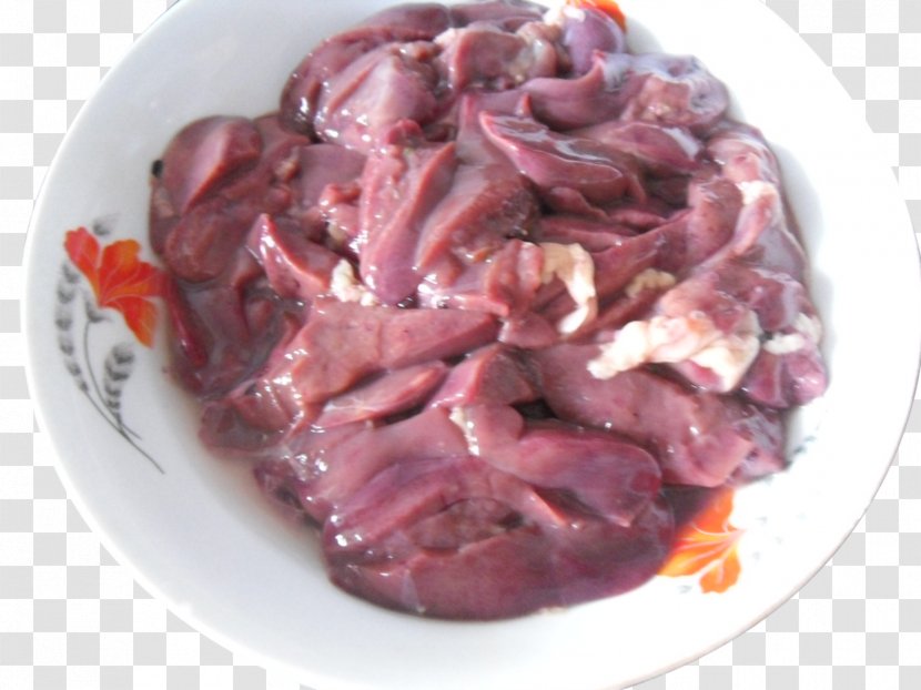 Chicken Angling Shuizhu Red Cooking Liver - Goat Meat - Fresh On The Plate Transparent PNG