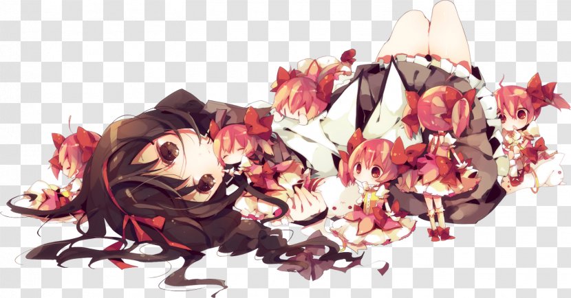 Homura Akemi Madoka Kaname Kyubey Mami Tomoe Sayaka Miki - Heart Transparent PNG