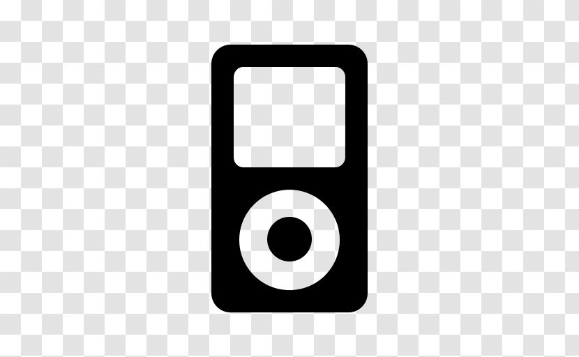 MP3 Player IPod - Silhouette - Headphones Transparent PNG
