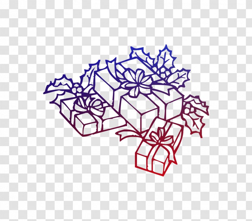 Coloring Book Christmas Gift Day Tree - Holiday Transparent PNG