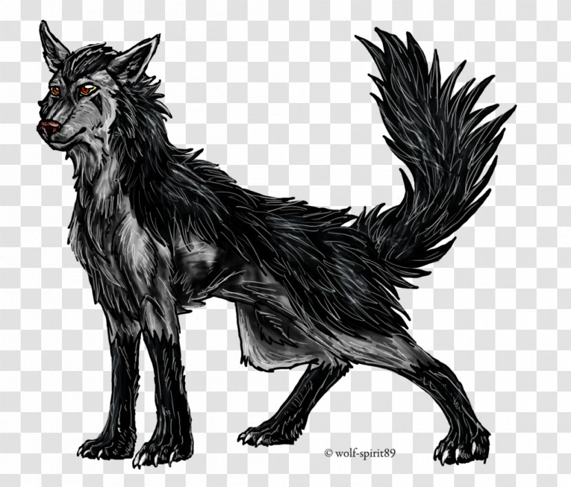 Dog Werewolf Fauna Fur Demon - Tail Transparent PNG