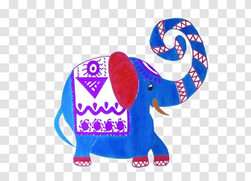 Drawing Royalty-free Illustration - Cartoon Elephant Material Transparent PNG
