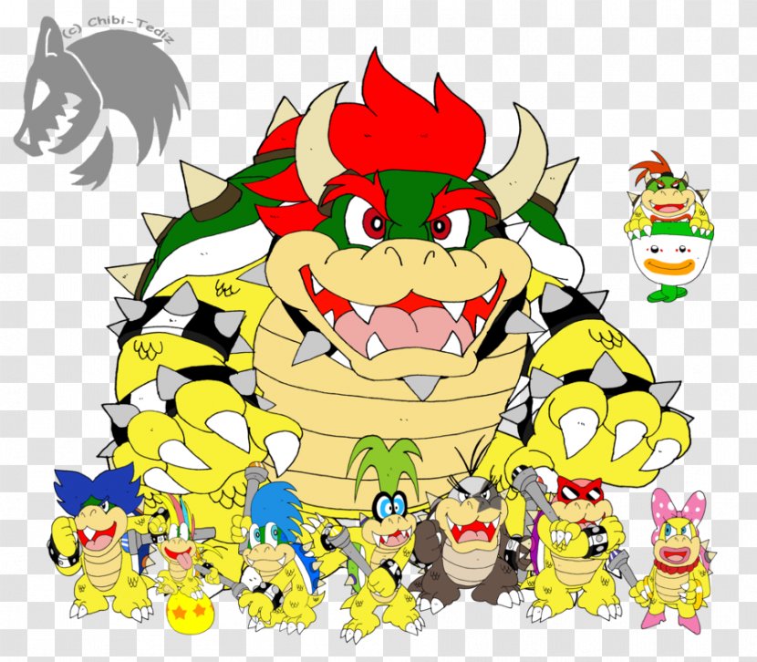 Bowser Jr. Mario Strikers Charged Koopalings - Character Transparent PNG