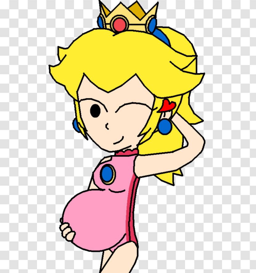 Pregnancy I Am Forbidden Princess Peach Clip Art - Frame Transparent PNG