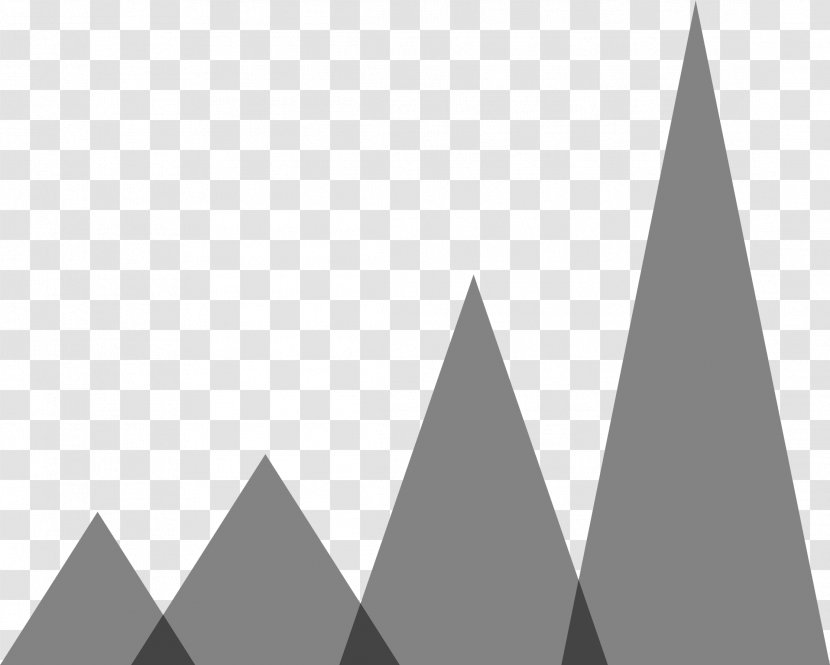 Triangle White Desktop Wallpaper Brand - Cone Transparent PNG