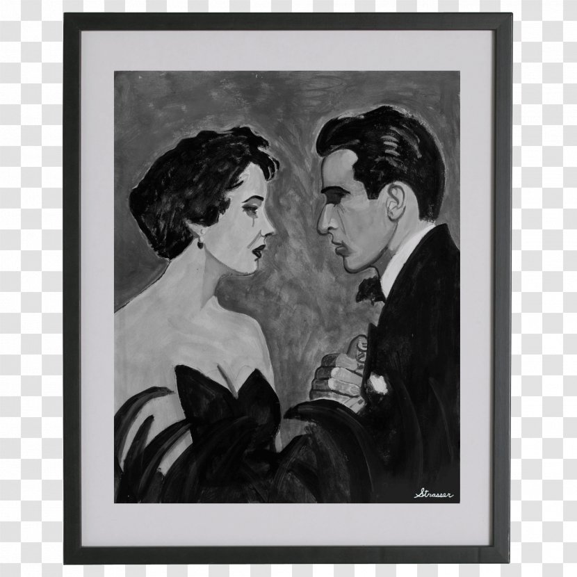 Montgomery Clift Greeting & Note Cards Portrait A Place In The Sun - Picture Frame - Venice Watercolor Transparent PNG