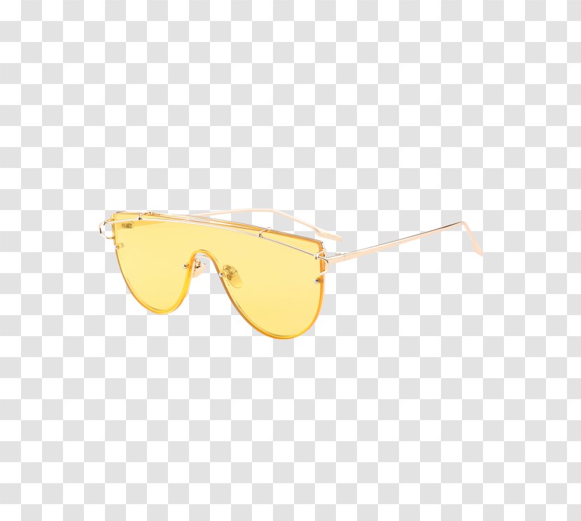 Goggles Sunglasses Cat Eye Glasses Yellow Transparent PNG