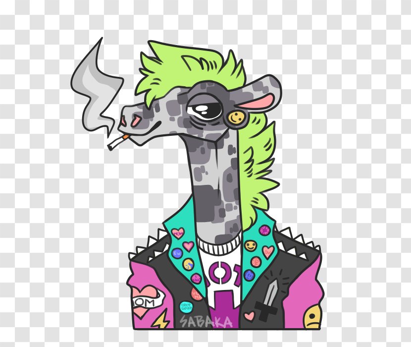 Giraffe Horse Character Clip Art Transparent PNG