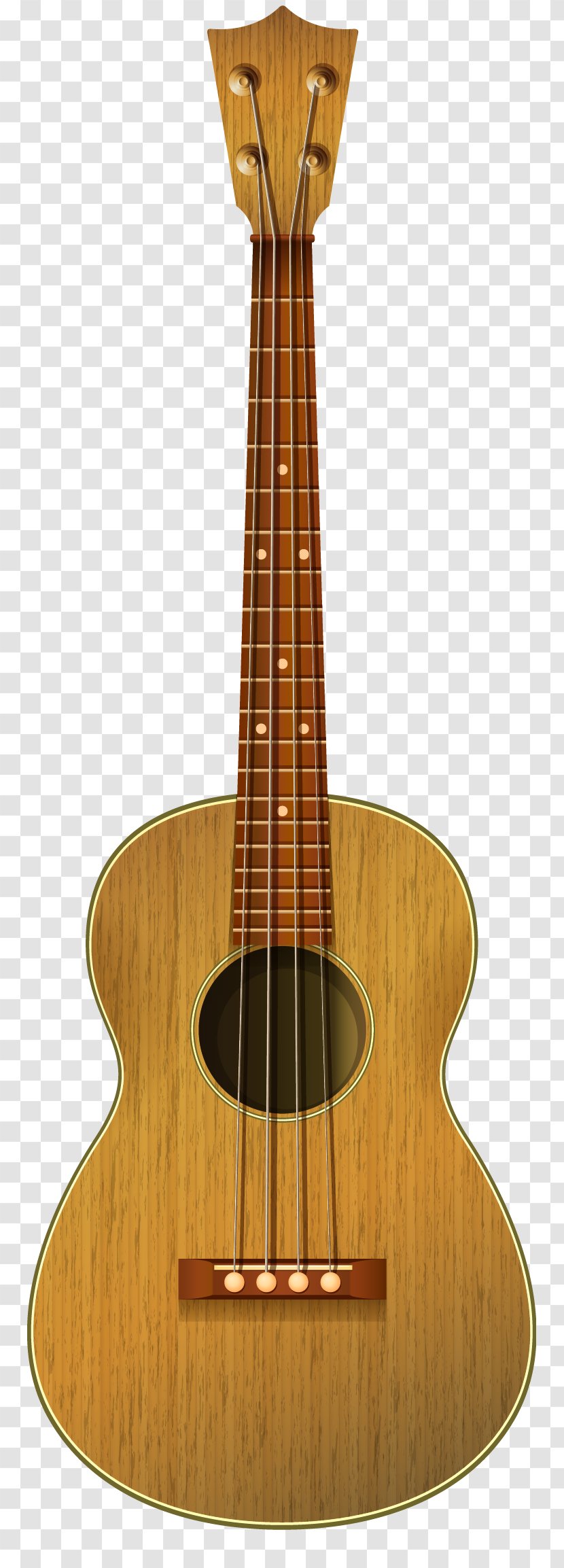 Guitar Royalty-free Illustration - Acoustic - Vector Hand-painted Transparent PNG