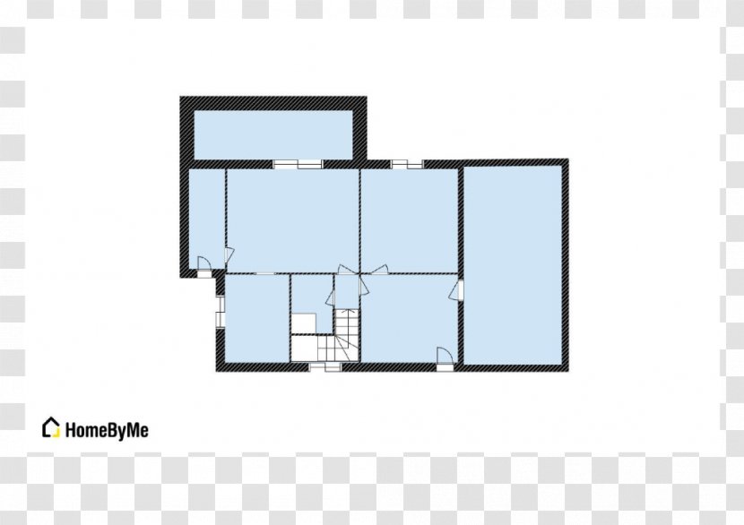 Architecture House Floor Plan - Rectangle Transparent PNG
