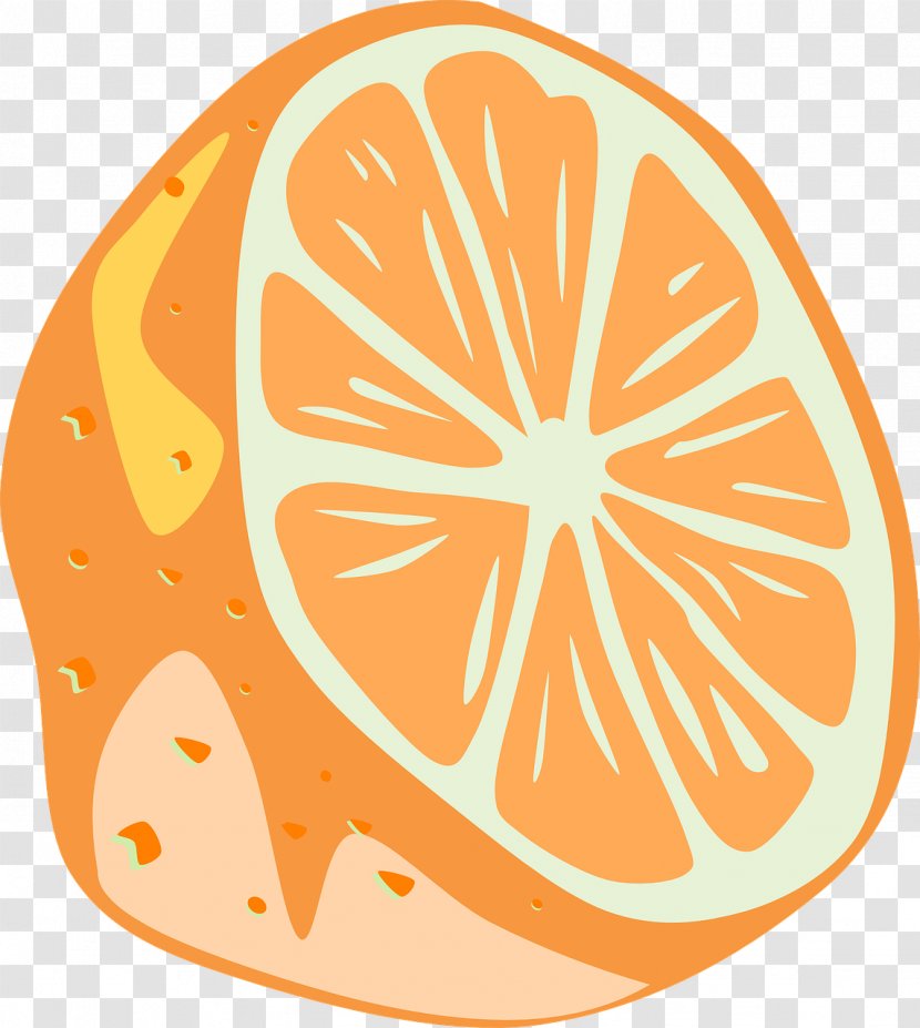 Lemon Key Lime Clip Art - Commodity - Orange Transparent PNG
