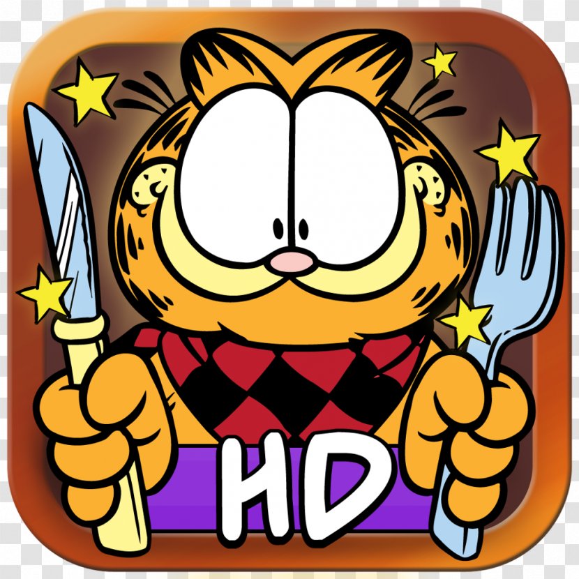Feed Garfield Odie Jon Arbuckle Chef: Match 3 Puzzle - Hungry Transparent PNG