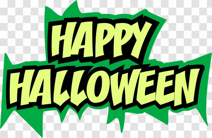 Logo Brand Green Font - Artwork - Happy Halloween Transparent PNG