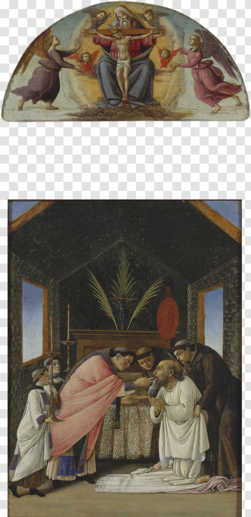 The Last Communion Of Saint Jerome Metropolitan Museum Art Madonna With Child And Three Angels Lamentation Over Dead Christ - Painting Transparent PNG