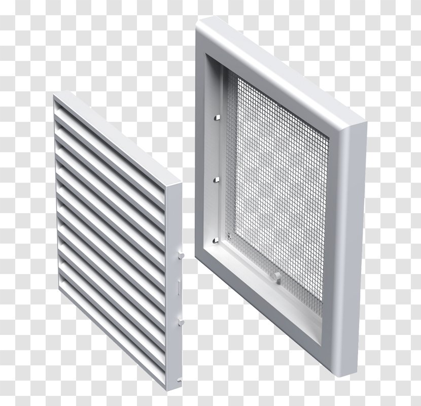 Ventilation Plastic Grille Fan Flange - Hardware Accessory Transparent PNG
