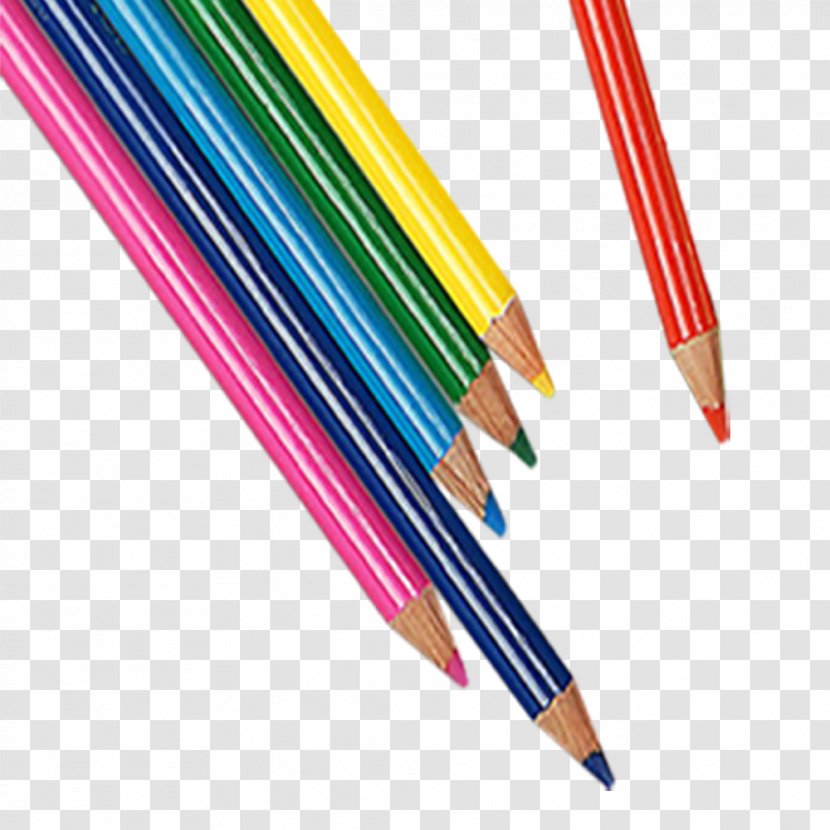 Colored Pencil Painting - Stationery Transparent PNG