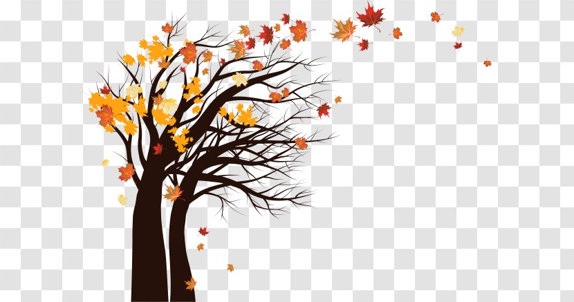 Desktop Wallpaper Autumn Tree Clip Art - Branch Transparent PNG