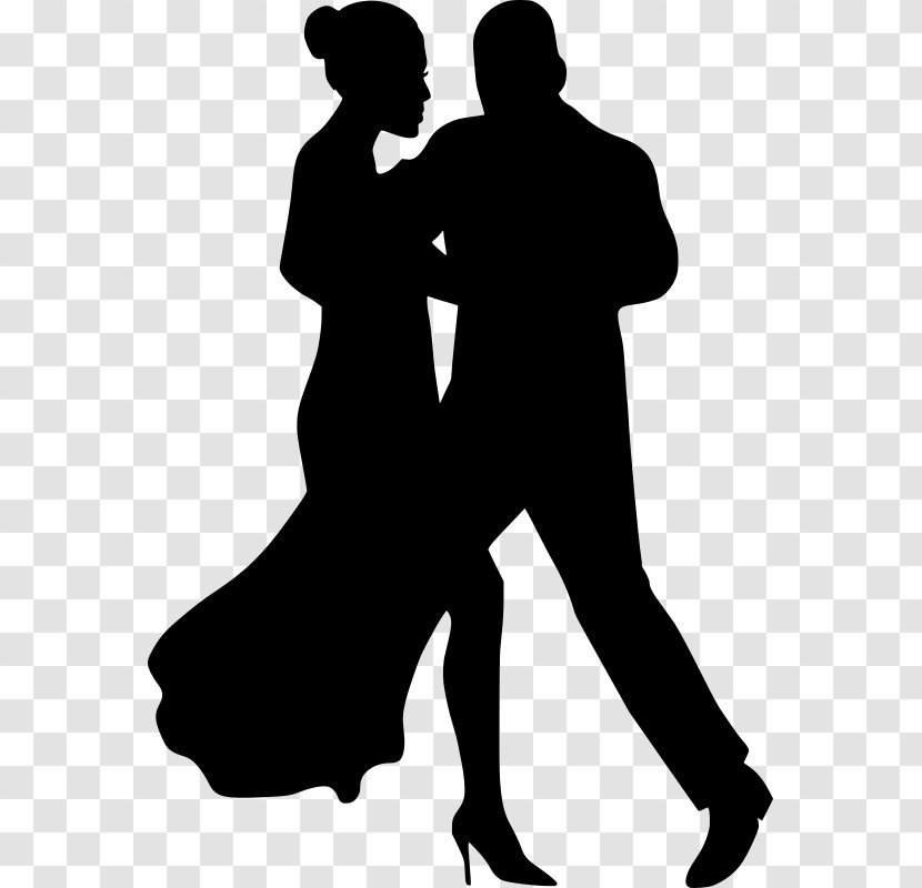 Partner Dance Drawing Clip Art - Flower - Silhouette Transparent PNG