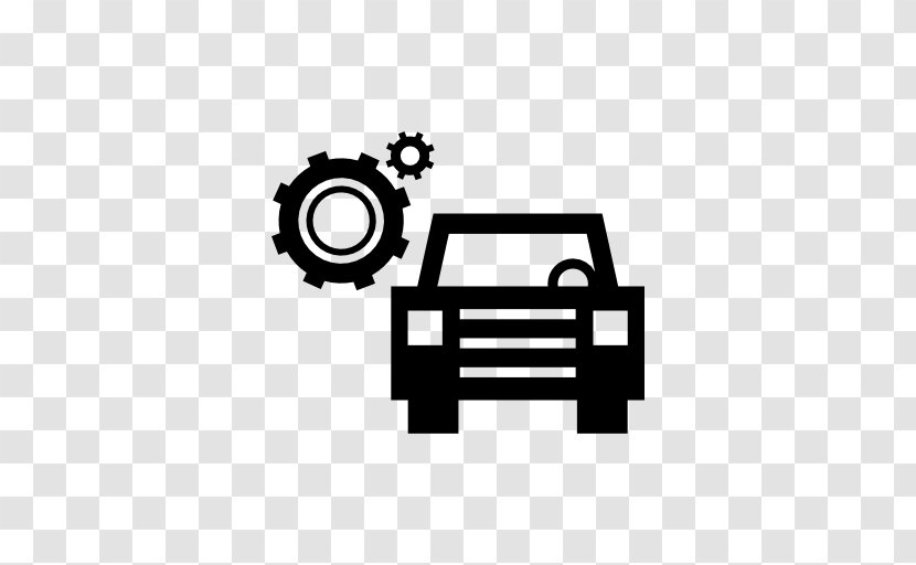 Car Motor Vehicle Service Automobile Repair Shop - Monochrome Transparent PNG