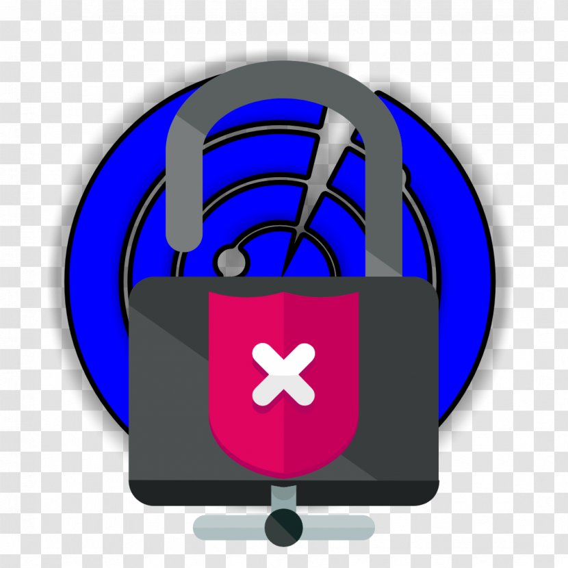 Padlock - Lock - Electric Blue Security Transparent PNG