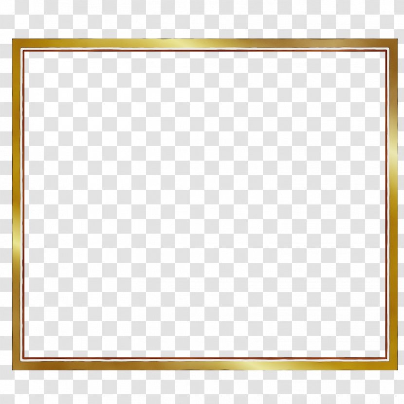 White Background Frame - Yellow - Rectangle Picture Transparent PNG