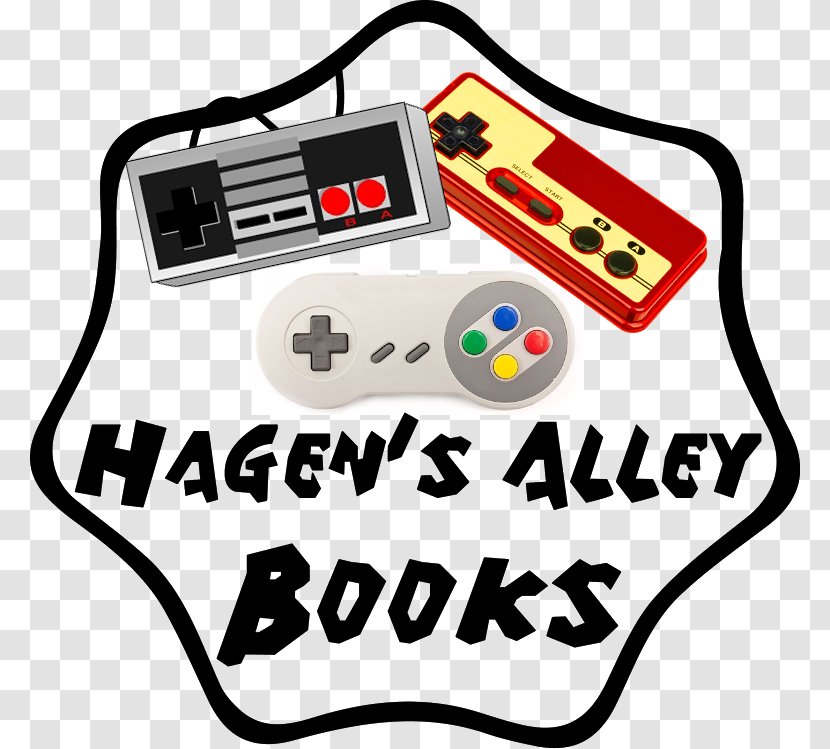 Game Controllers Video Nintendo Entertainment System All Xbox Accessory Hagen's Alley Books - Book Shop Logo Transparent PNG