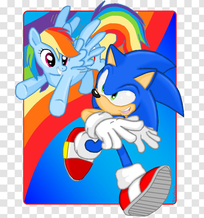Rainbow Dash Sonic The Hedgehog 3 Tails My Little Pony: Friendship Is Magic Fandom - Art Transparent PNG